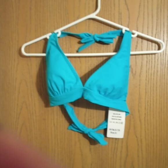 𝅺STYLISH blue bikini top & bottom small - Picture 1 of 6